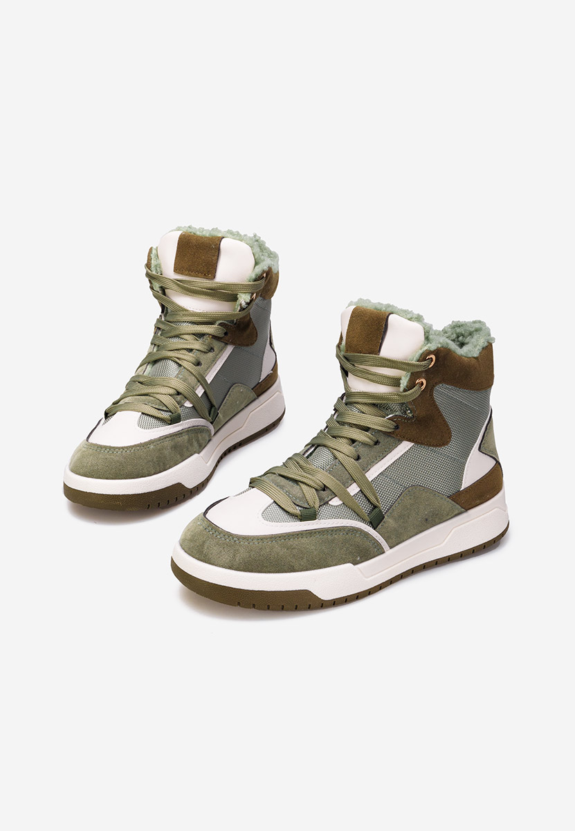 Sneakers donna invernali verdi Kaleria
