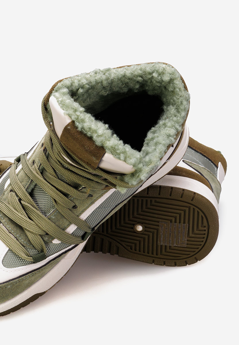 Sneakers donna invernali verdi Kaleria