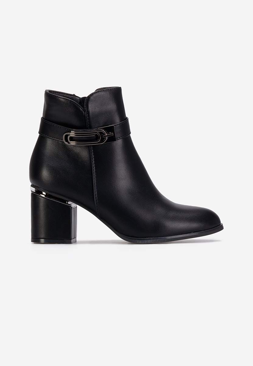 Tronchetti donna eleganti Nero Leidia