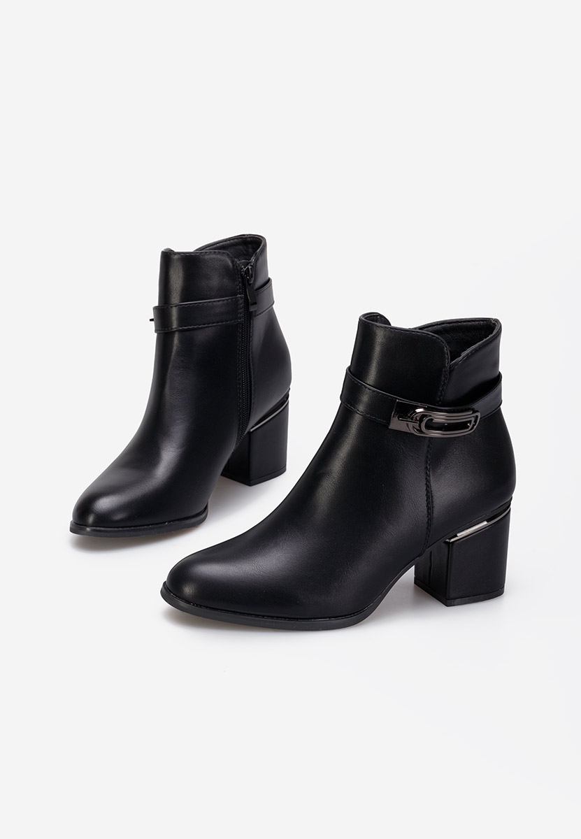 Tronchetti donna eleganti Nero Leidia