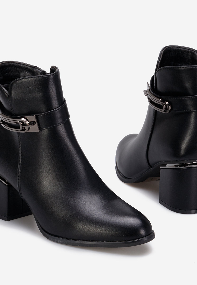 Tronchetti donna eleganti Nero Leidia