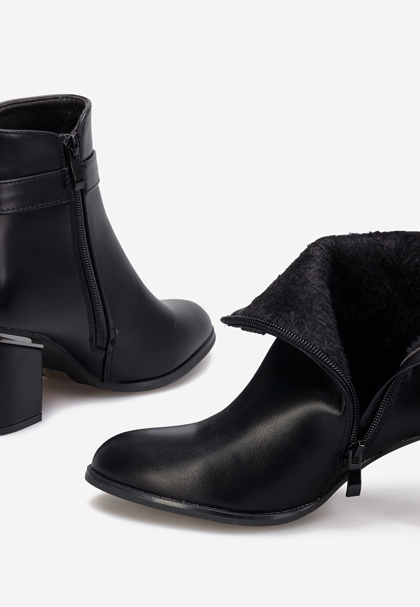 Tronchetti donna eleganti Nero Leidia