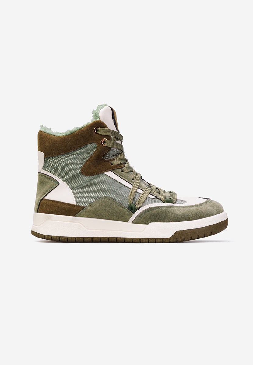 Sneakers donna invernali verdi Kaleria