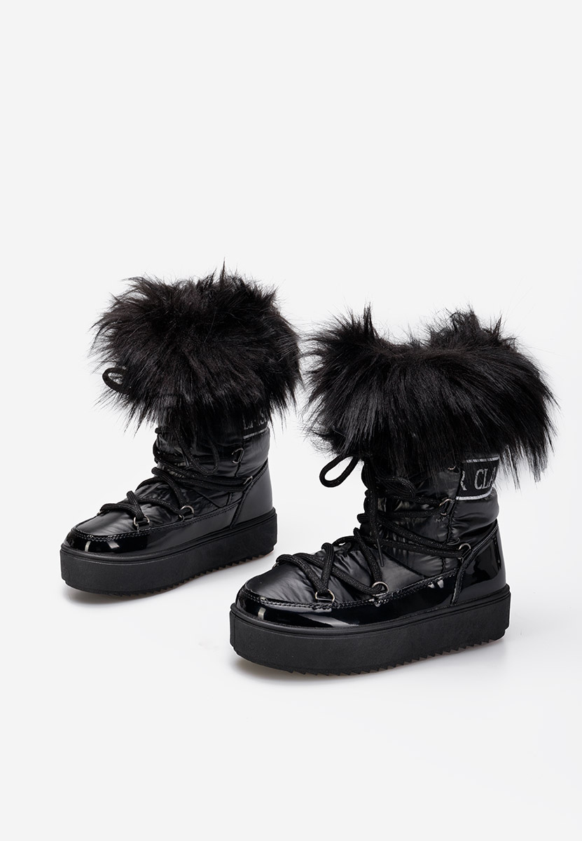 Stivali neve da ragazze Nero Linela V2