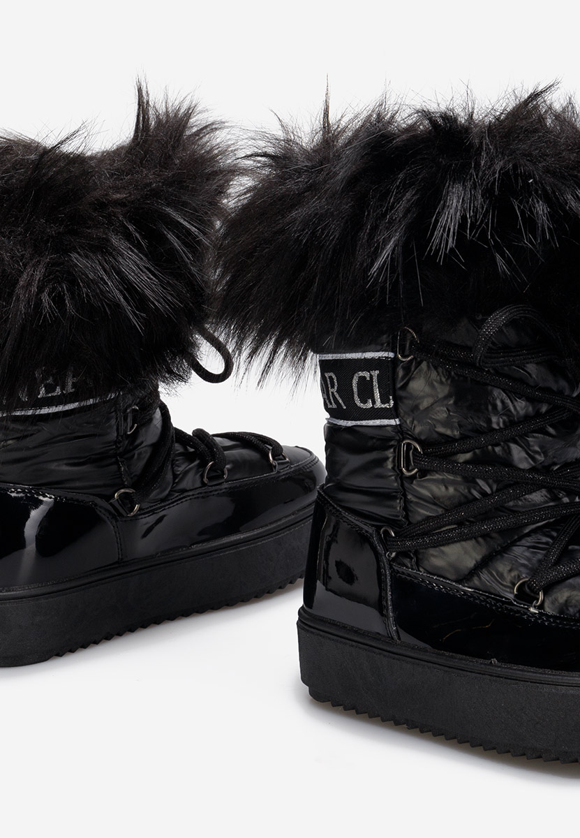 Stivali neve da ragazze Nero Linela V2