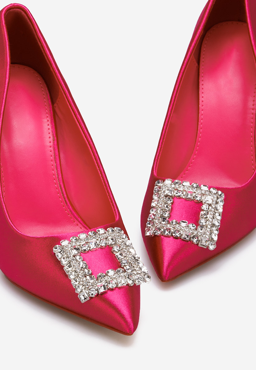 Décolleté tacco a spillo rosa Leonida S