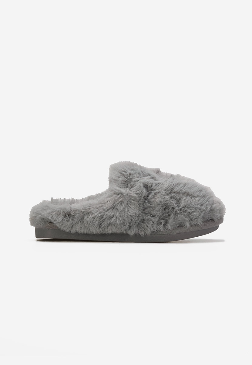 Pantofola donna invernale grigio Marisa