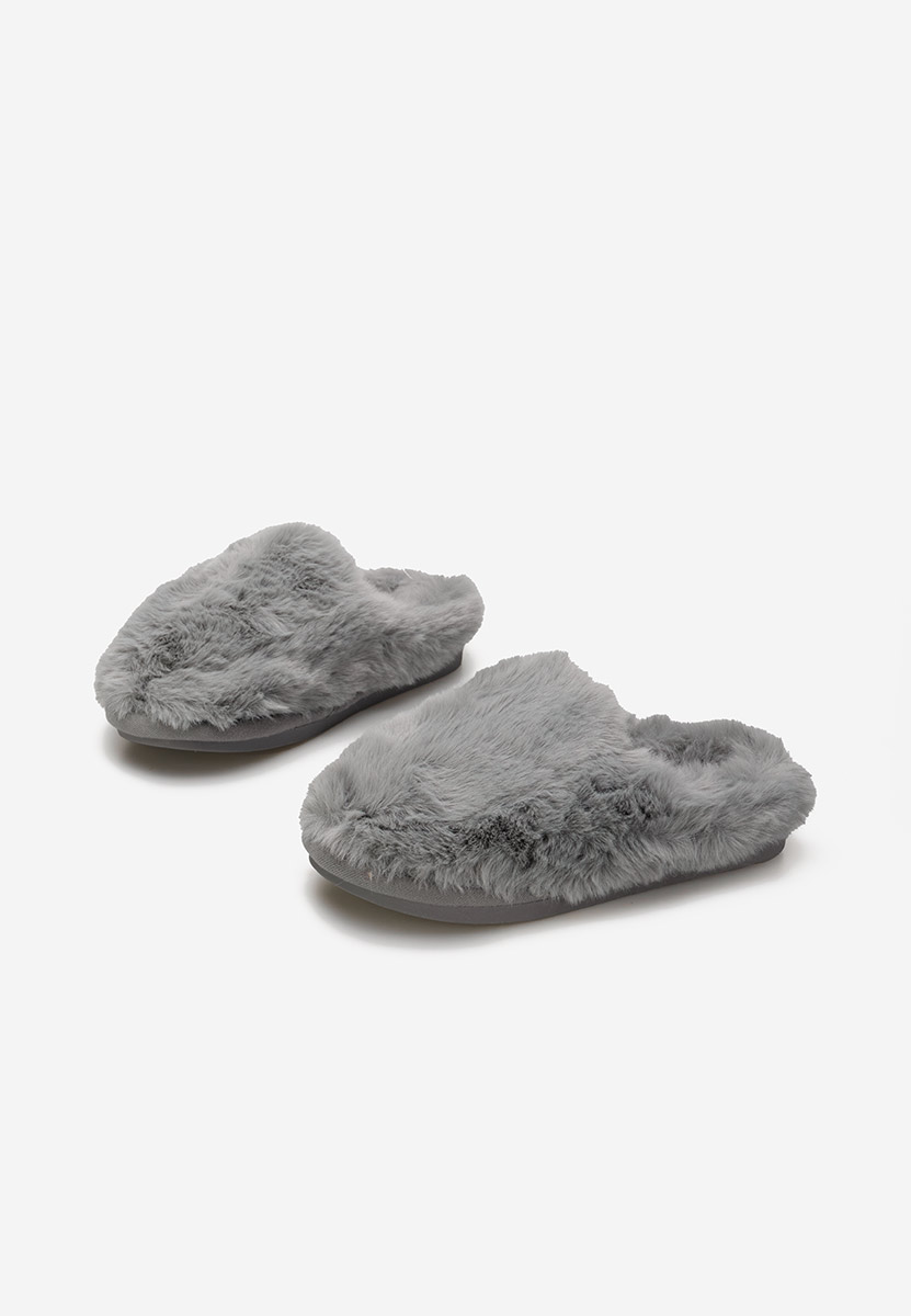 Pantofola donna invernale grigio Marisa
