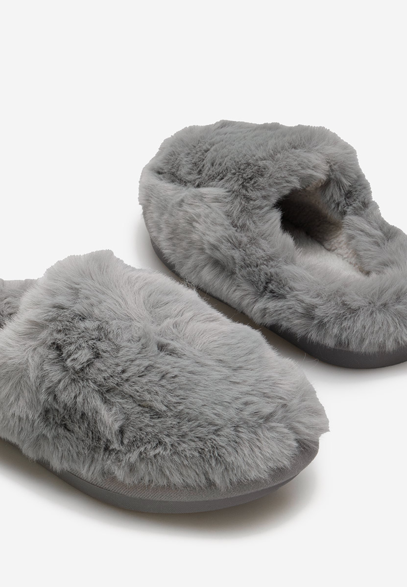 Pantofola donna invernale grigio Marisa