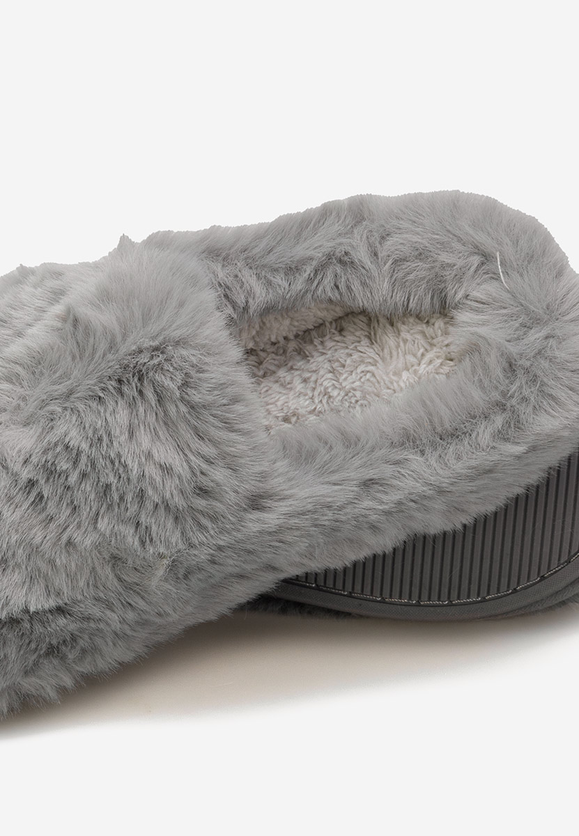 Pantofola donna invernale grigio Marisa