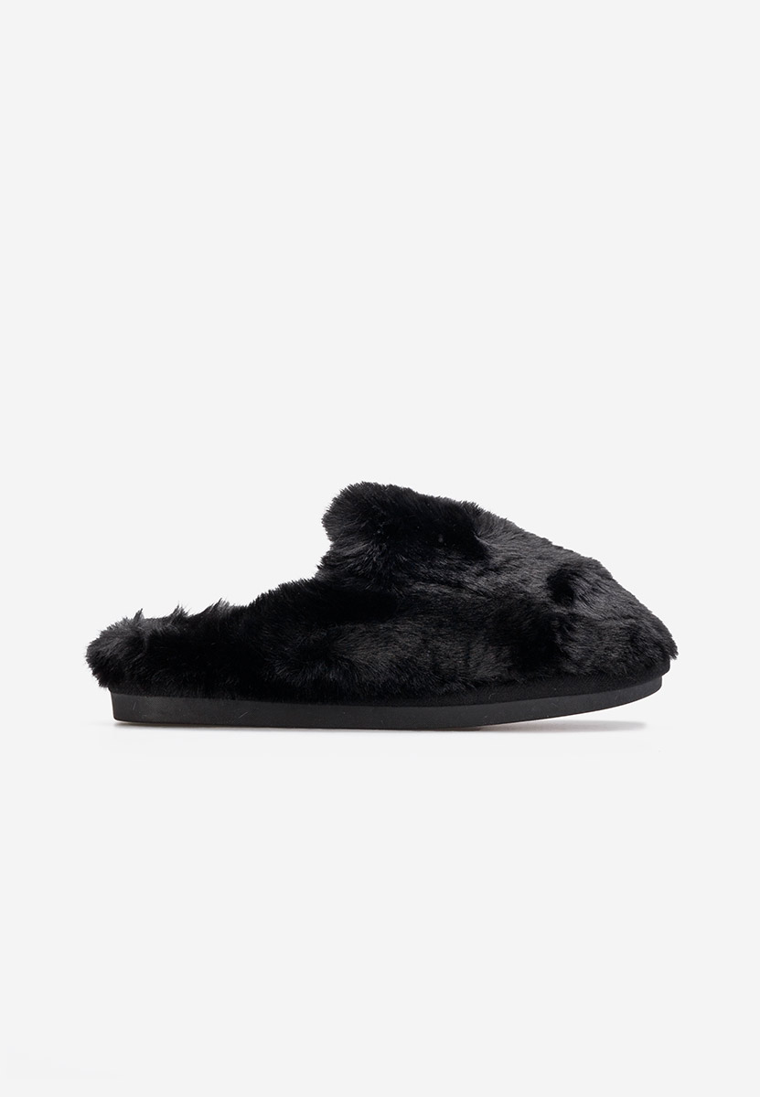 Pantofola donna invernale nero Marisa