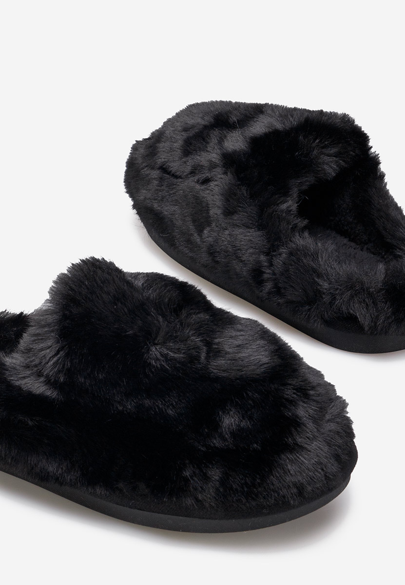 Pantofola donna invernale nero Marisa