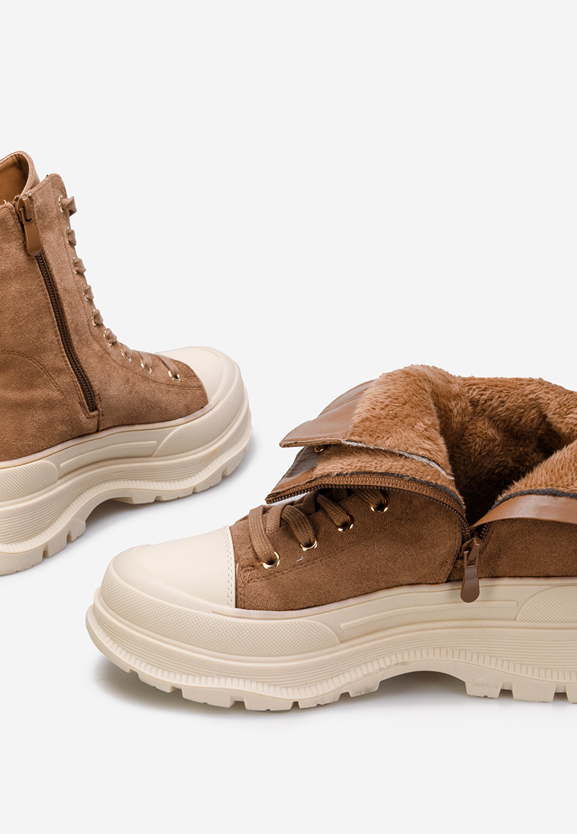 Sneakers donna invernali Bolonia V2 Cachi