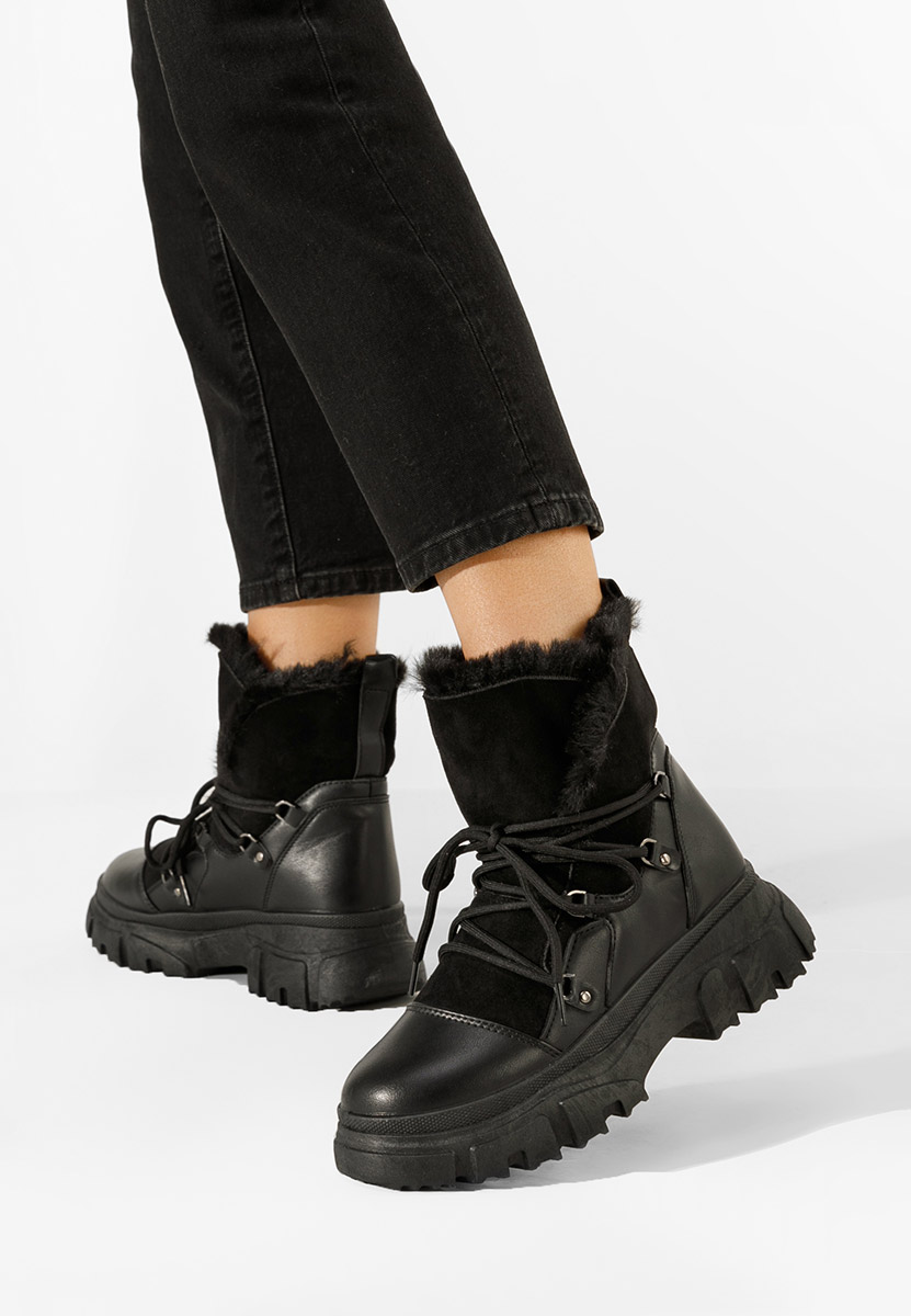 Stivaletti invernali donna Fralesia nero