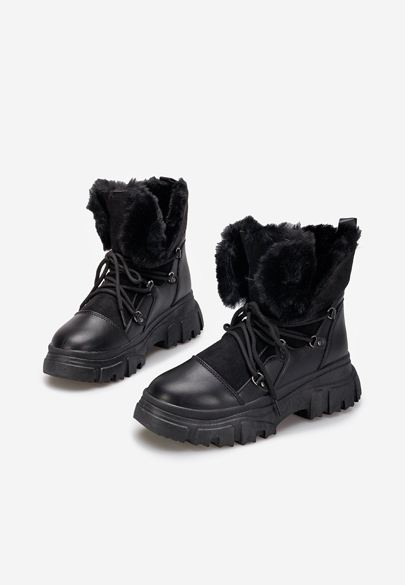 Stivaletti invernali donna Fralesia nero