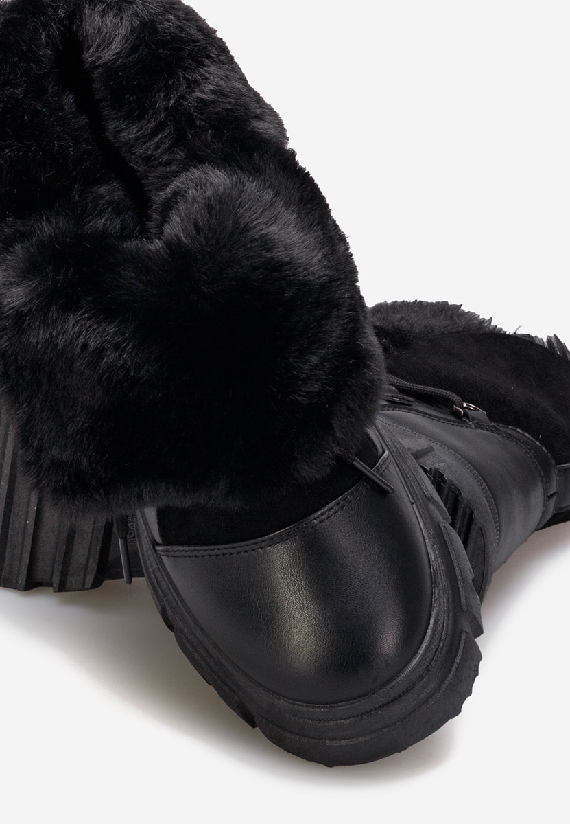 Stivaletti invernali donna Fralesia nero