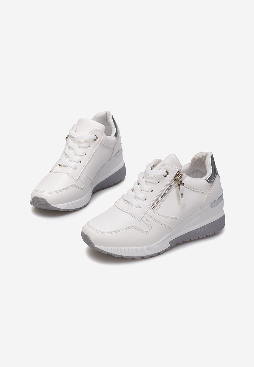 Sneakers con zeppa Rafina bianchi