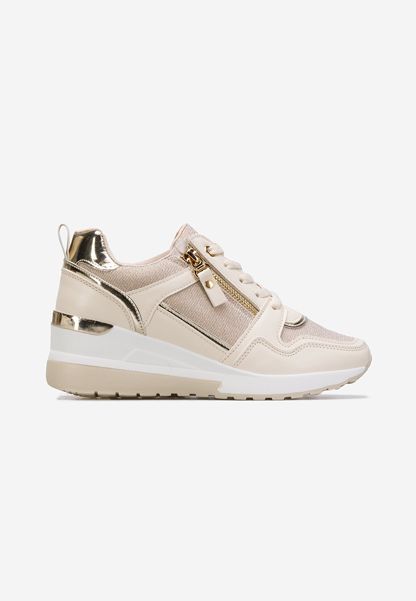 Sneakers con zeppa Rafina V2 beige