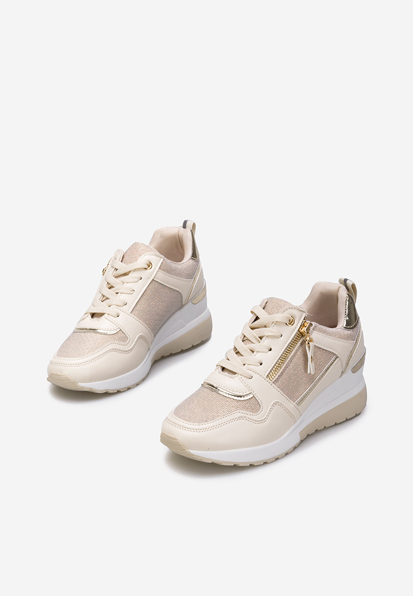Sneakers con zeppa Rafina V2 beige