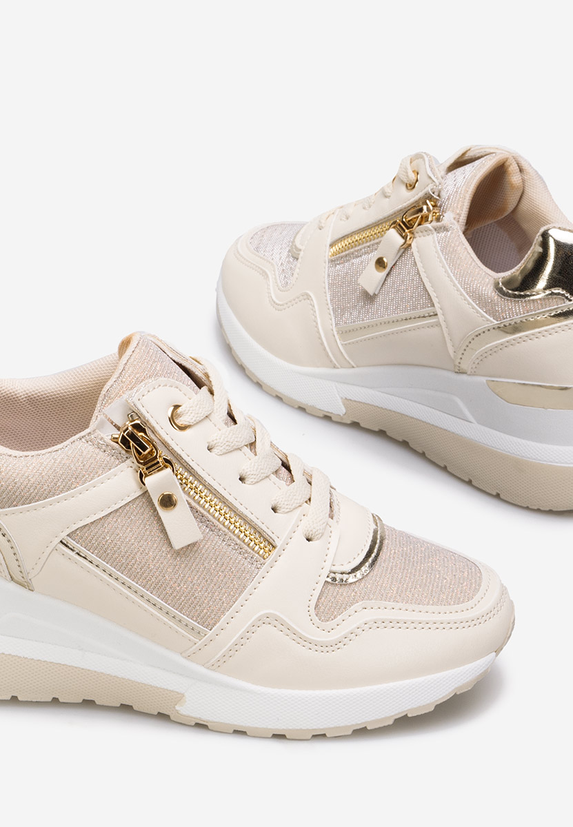 Sneakers con zeppa Rafina V2 beige
