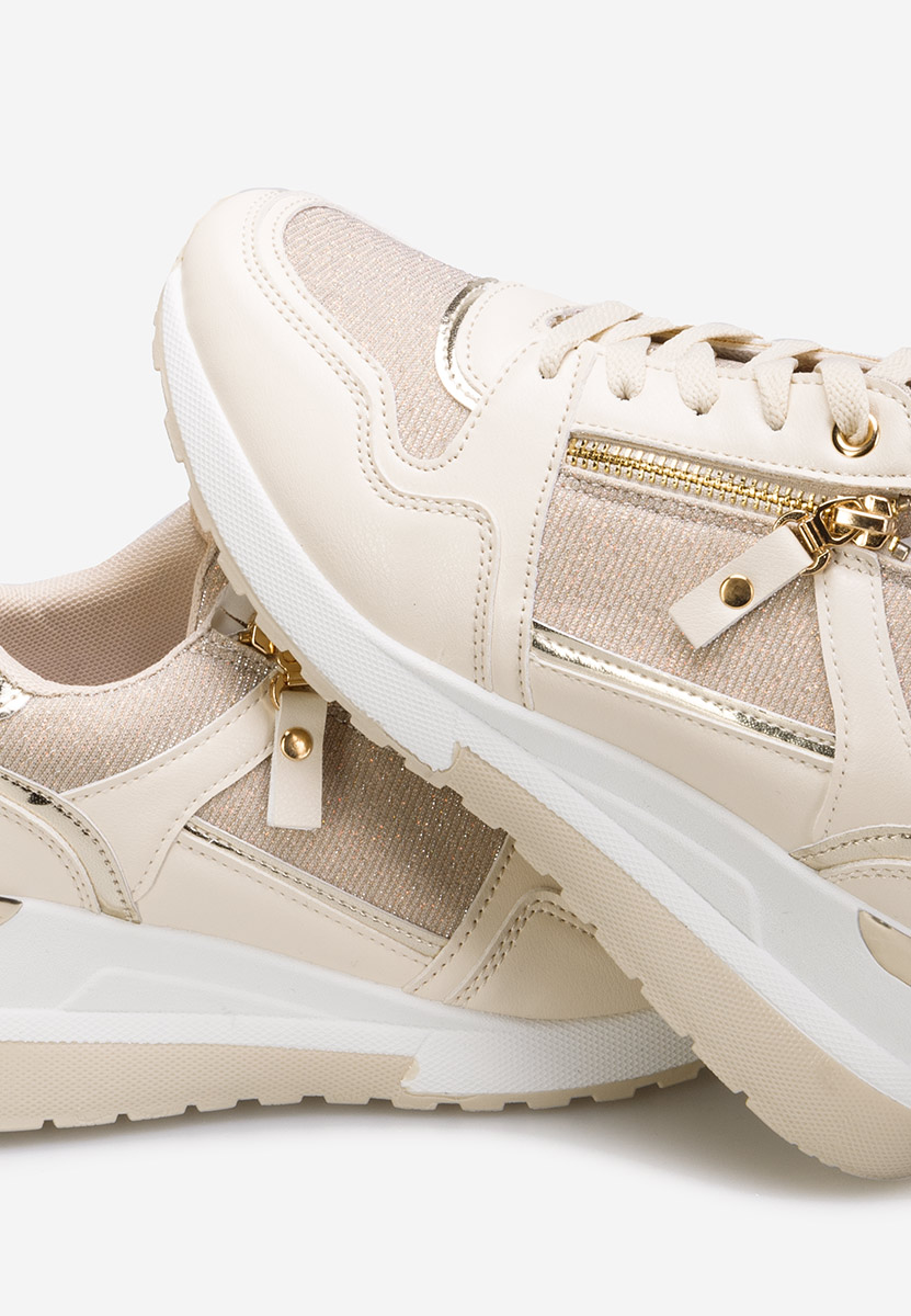 Sneakers con zeppa Rafina V2 beige