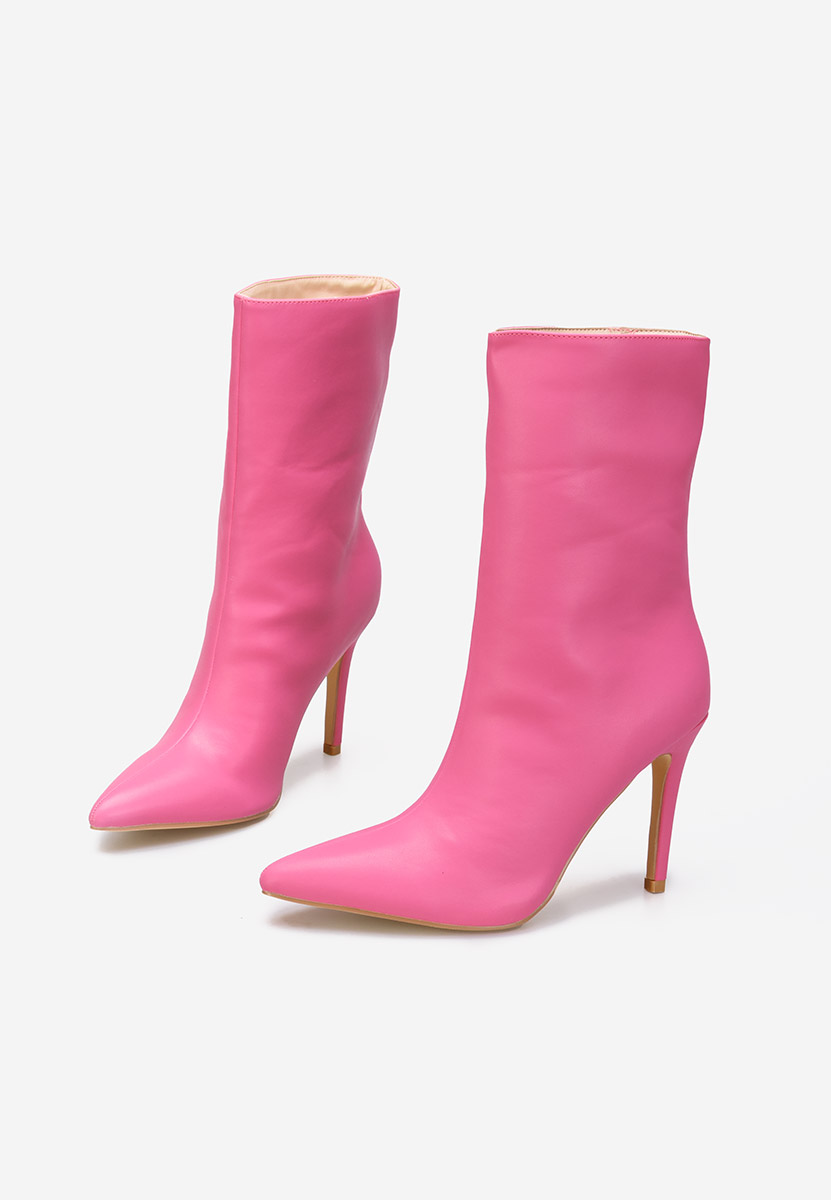 Stivaletti tacco a spillo Ribera Fucsia