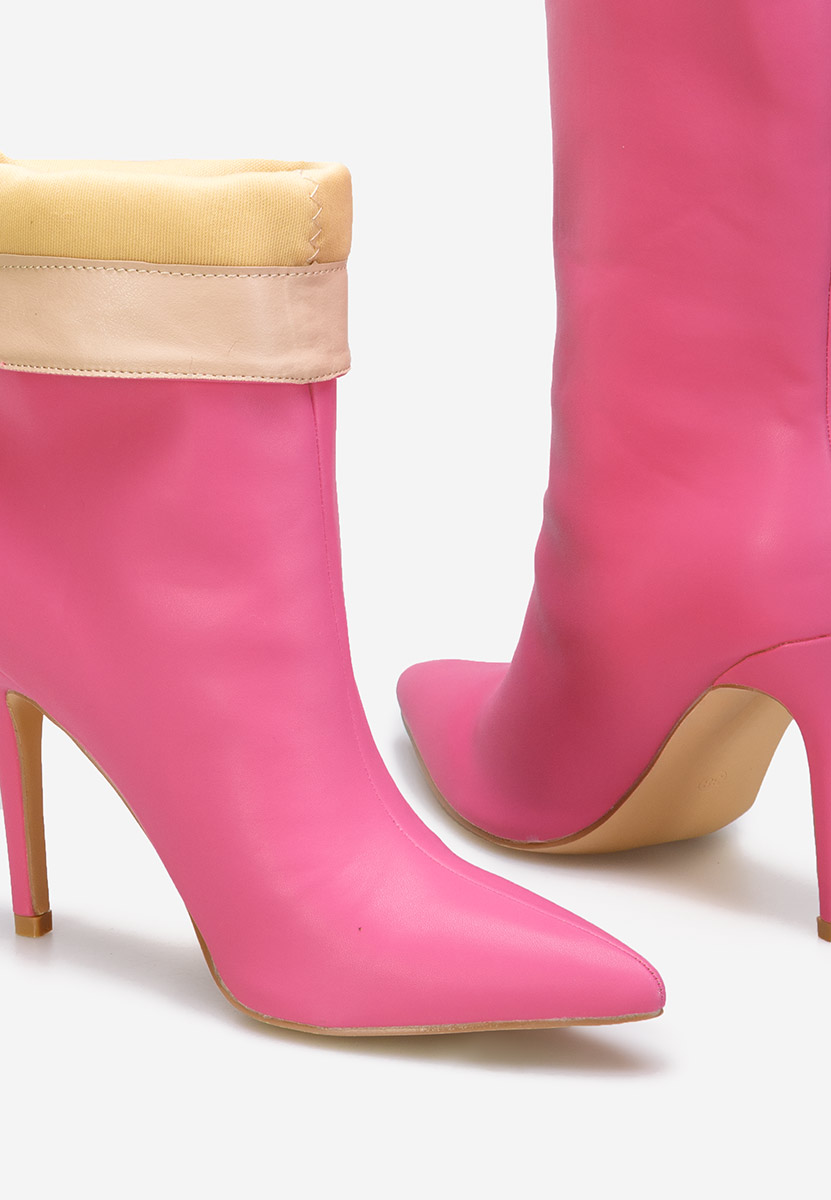 Stivaletti tacco a spillo Ribera Fucsia