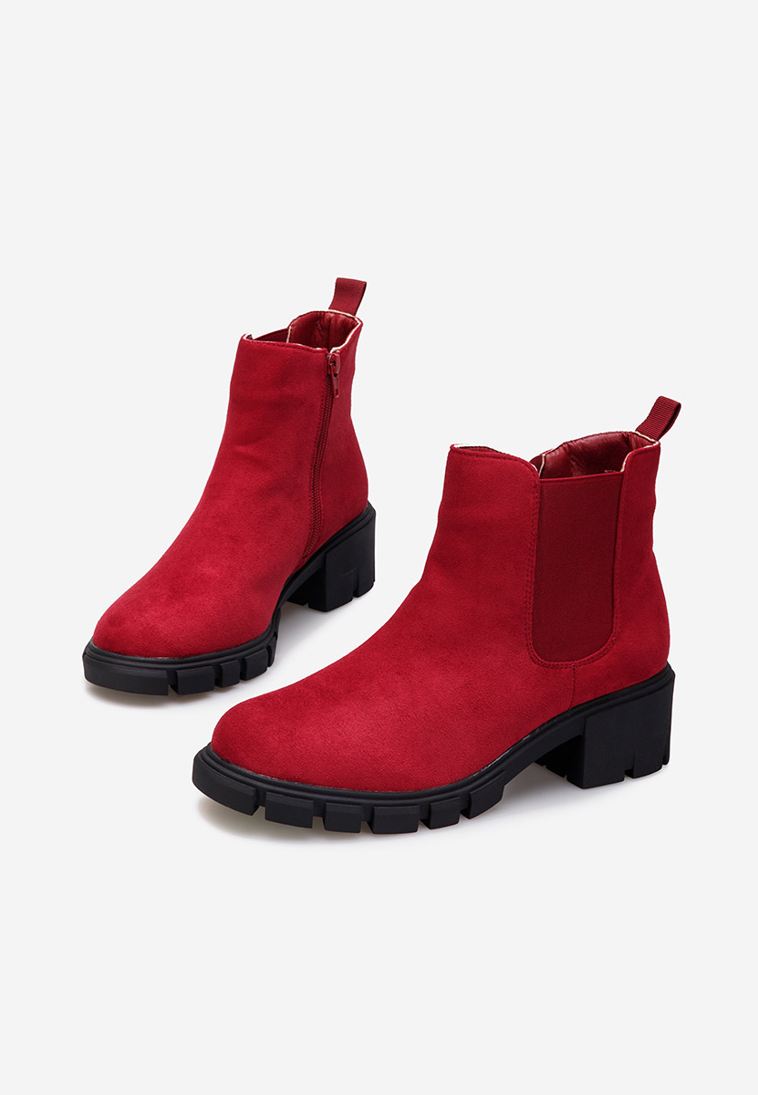 Stivaletti donna rosso Alyona