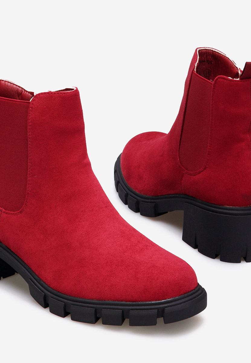 Stivaletti donna rosso Alyona