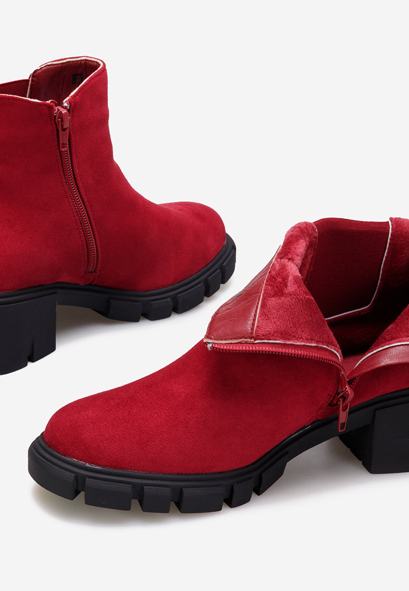 Stivaletti donna rosso Alyona
