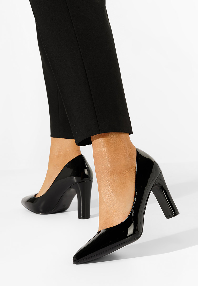 Décolleté in vernice Devina nero