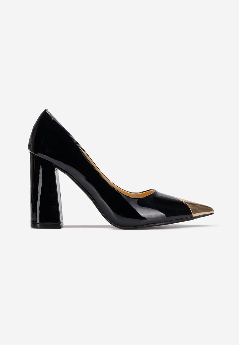 Scarpe con tacco largo nero Azul