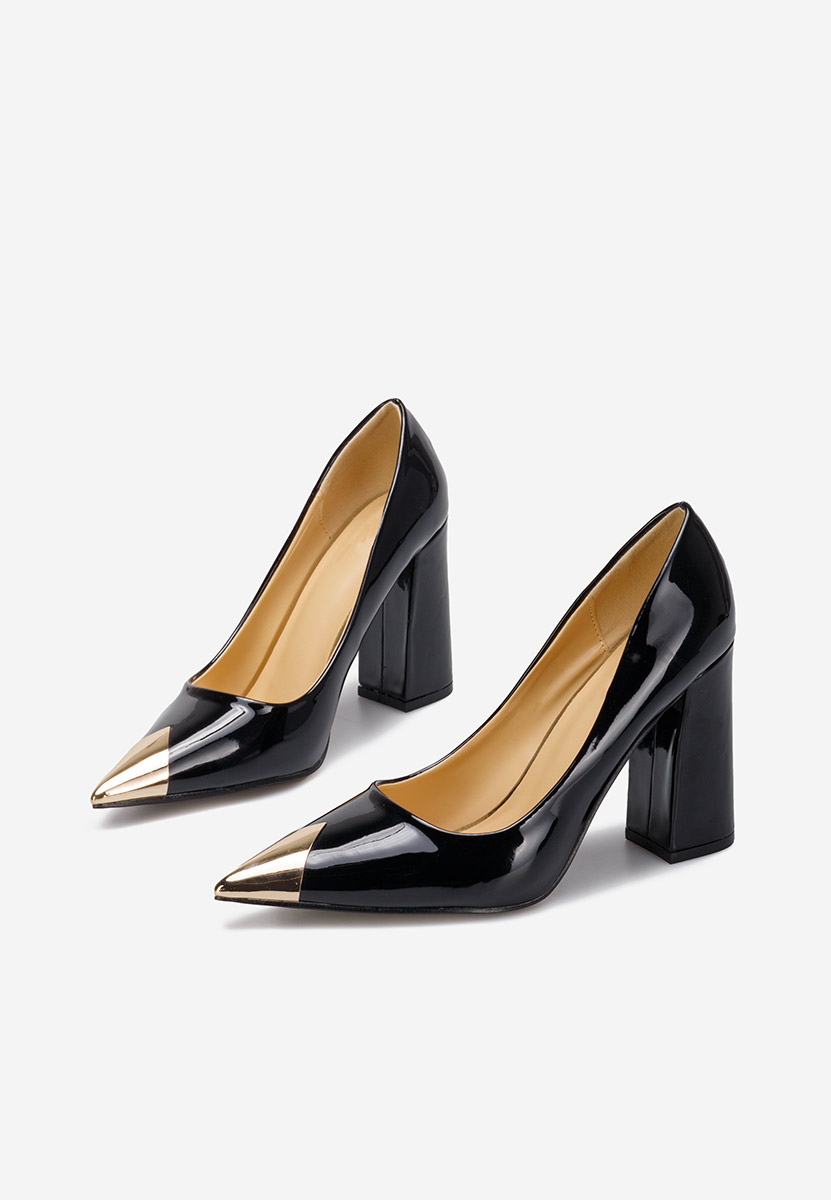 Scarpe con tacco largo nero Azul