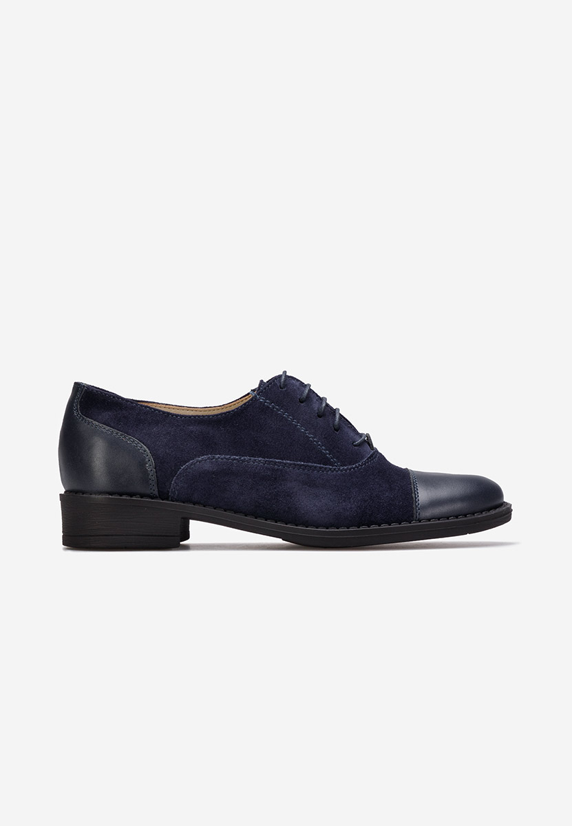 Scarpe oxford donna Genave blu