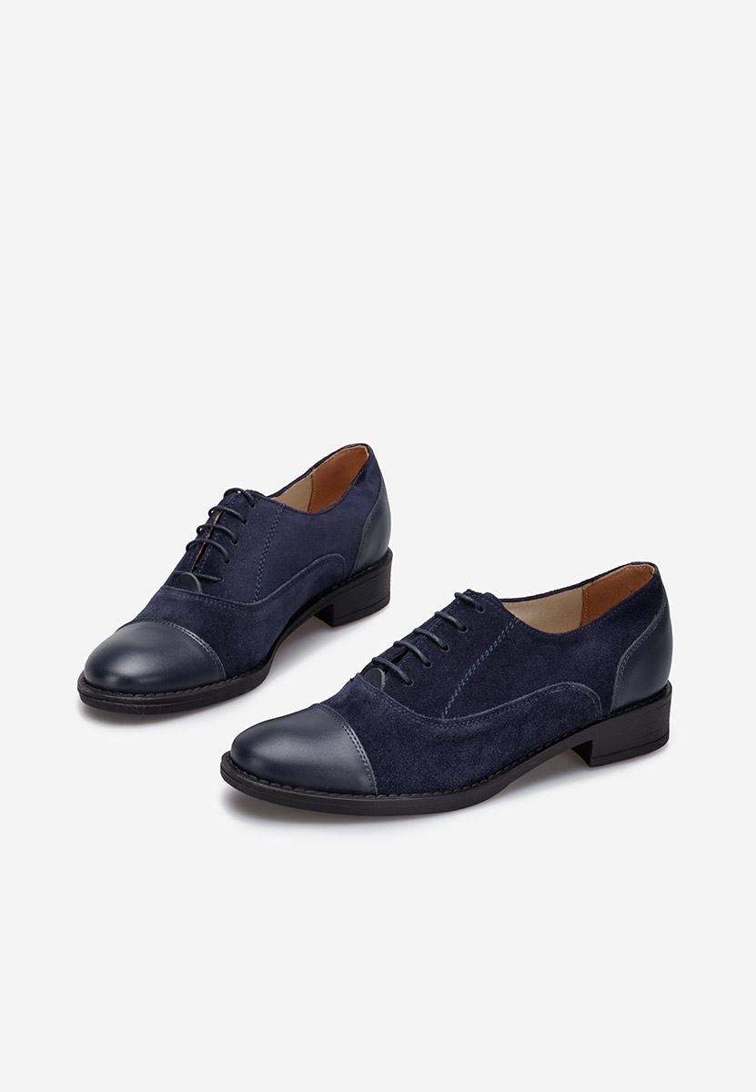 Scarpe oxford donna Genave blu