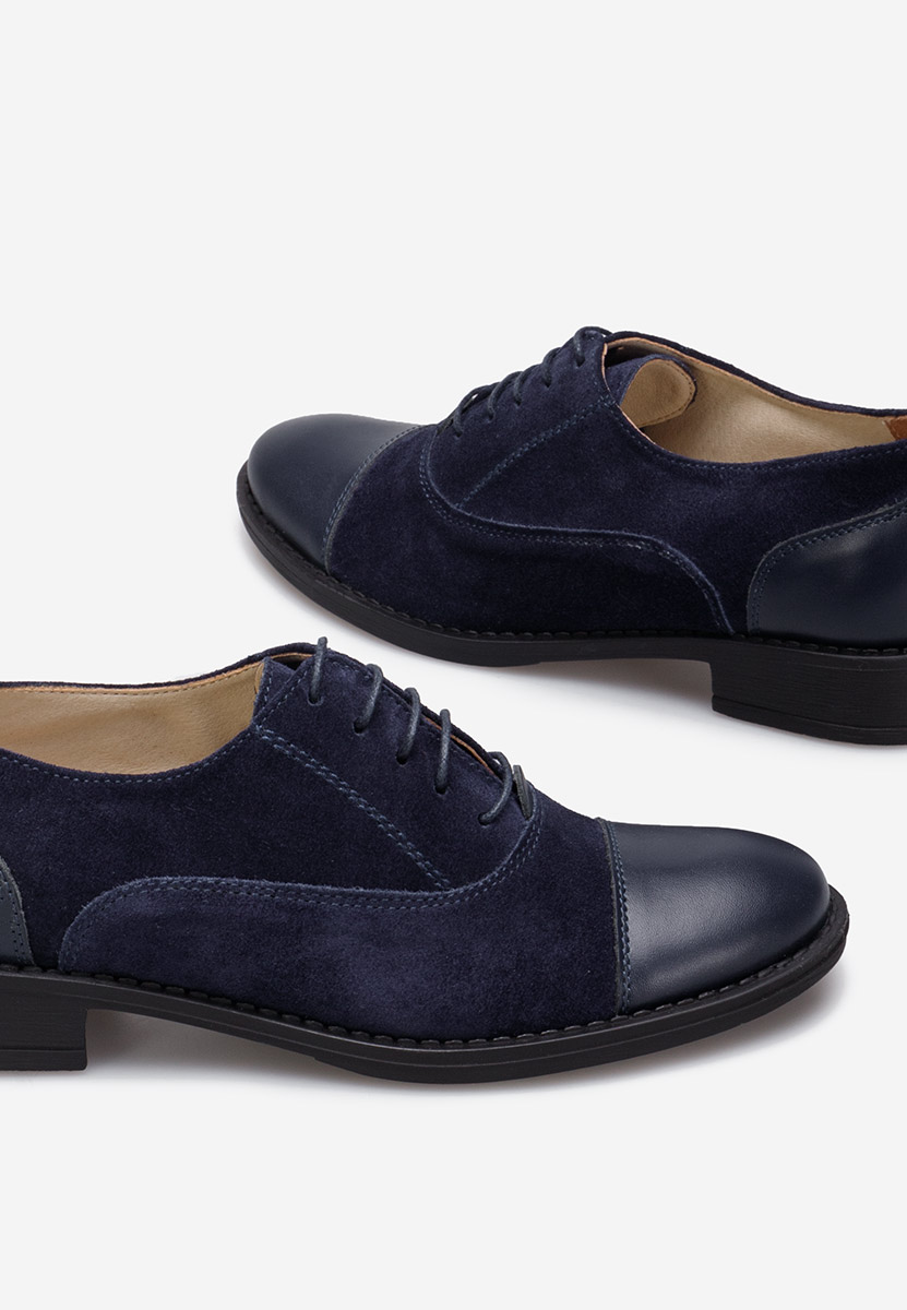 Scarpe oxford donna Genave blu