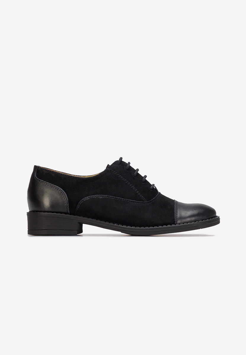 Scarpe oxford donna Genave nero