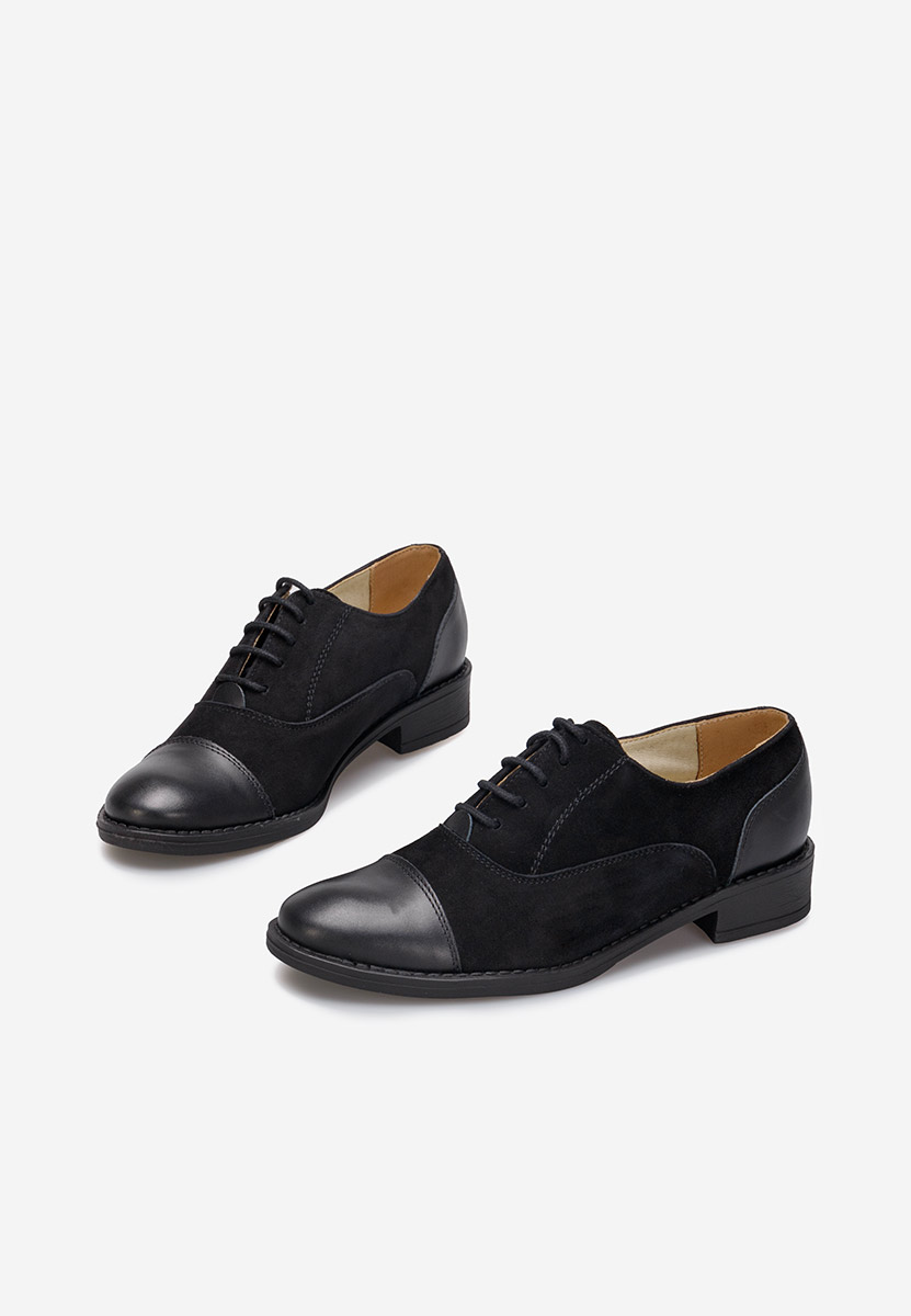 Scarpe oxford donna Genave nero