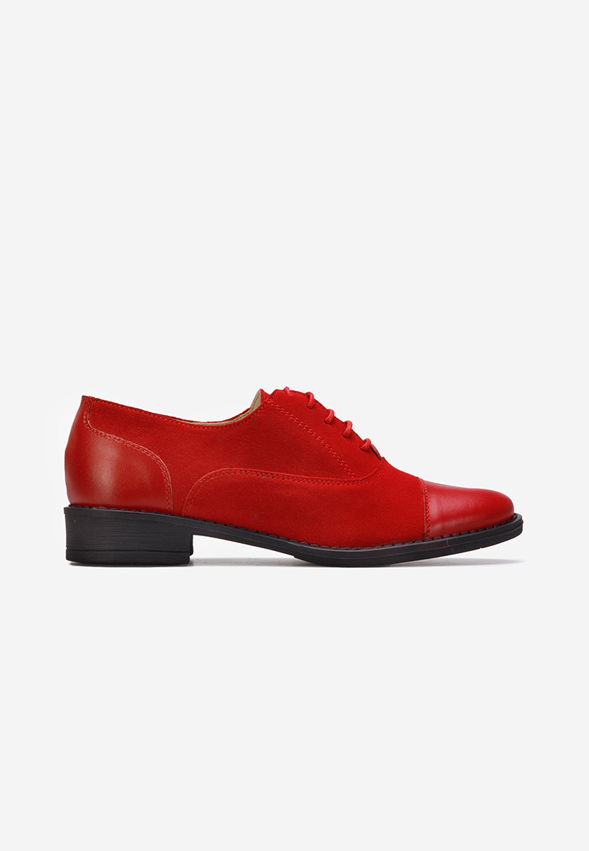 Scarpe oxford donna Genave rosso