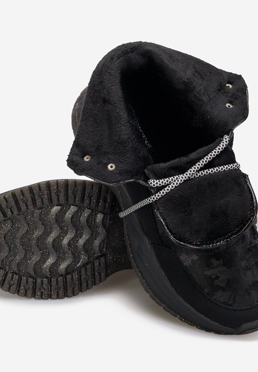 Sneakers donna alte Madeca nero