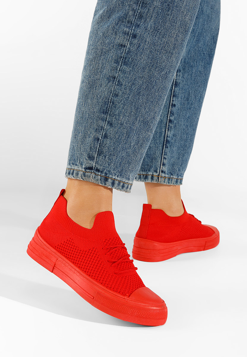 Scarpe da ginnastica donna Beverly rosso