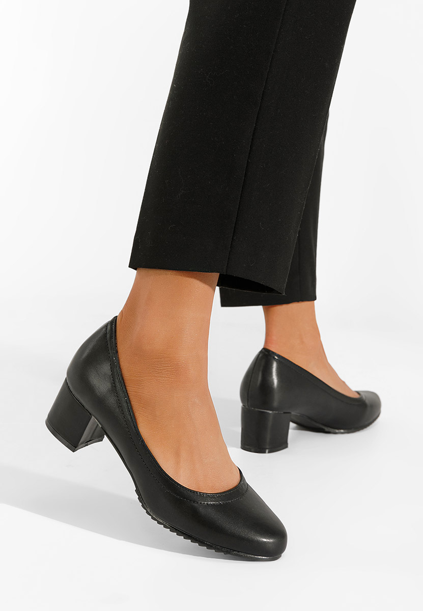 Décolleté tacco medio Zinia nero