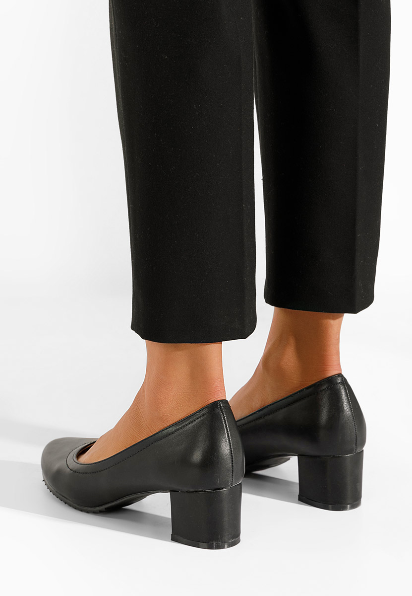 Décolleté tacco medio Zinia nero