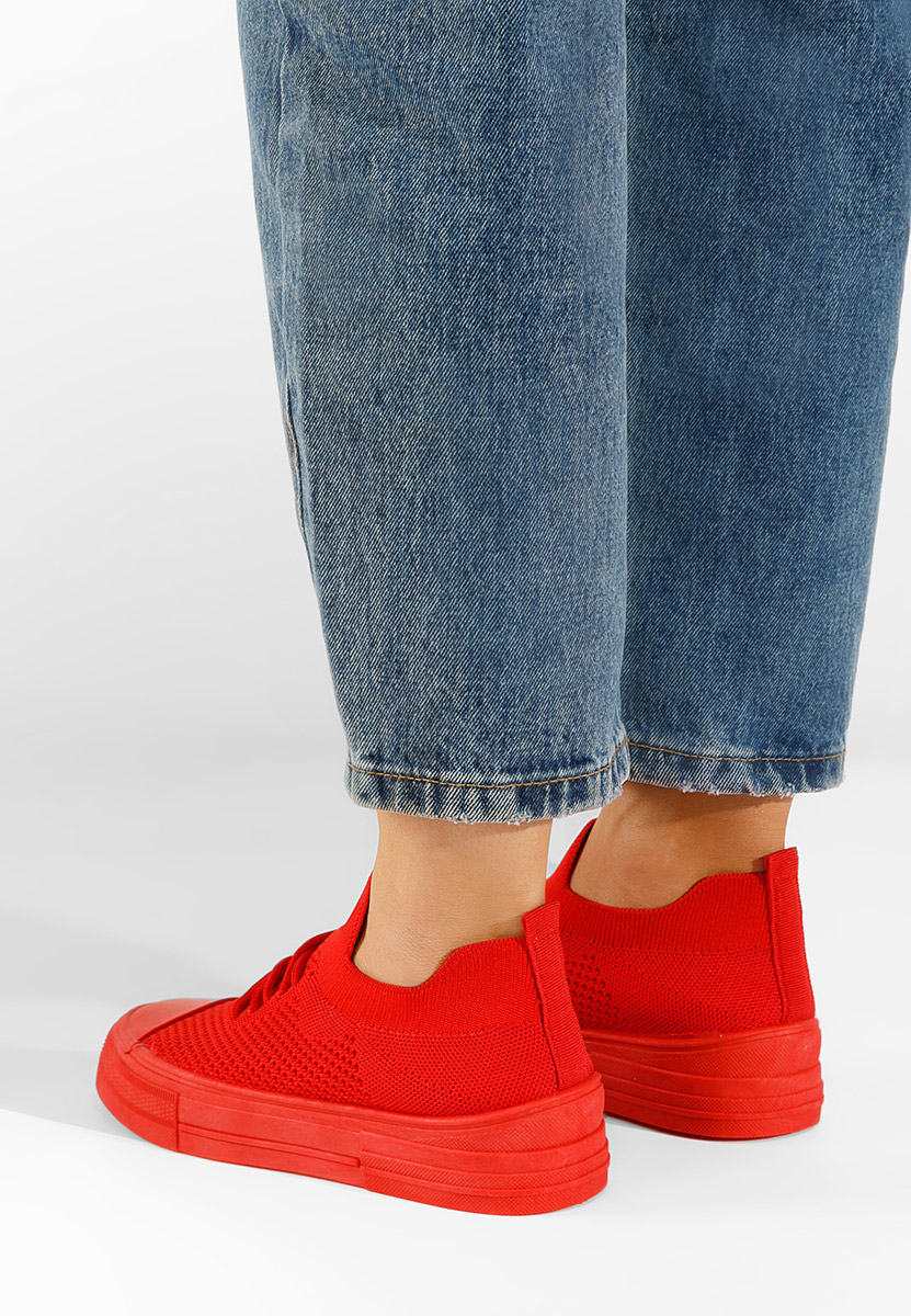 Scarpe da ginnastica donna Beverly rosso