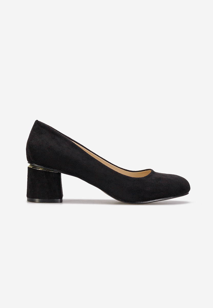 Décolleté tacco largo Cabrilia nero