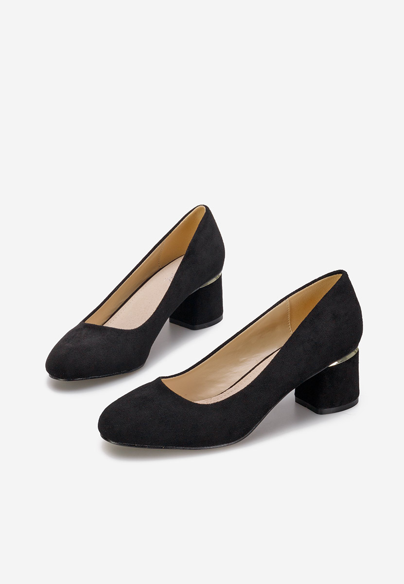 Décolleté tacco largo Cabrilia nero