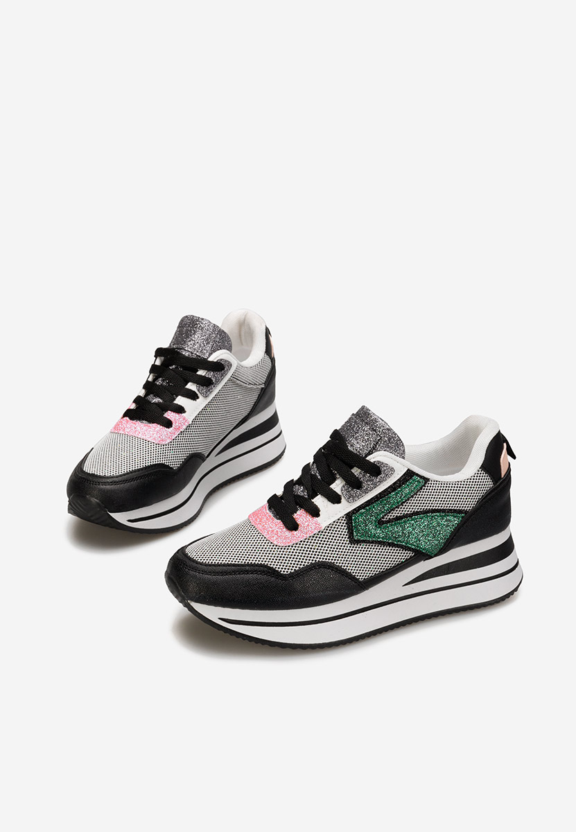 Sneakers con plateau Tarika nero