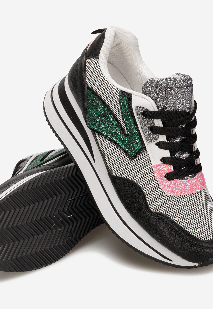 Sneakers con plateau Tarika nero