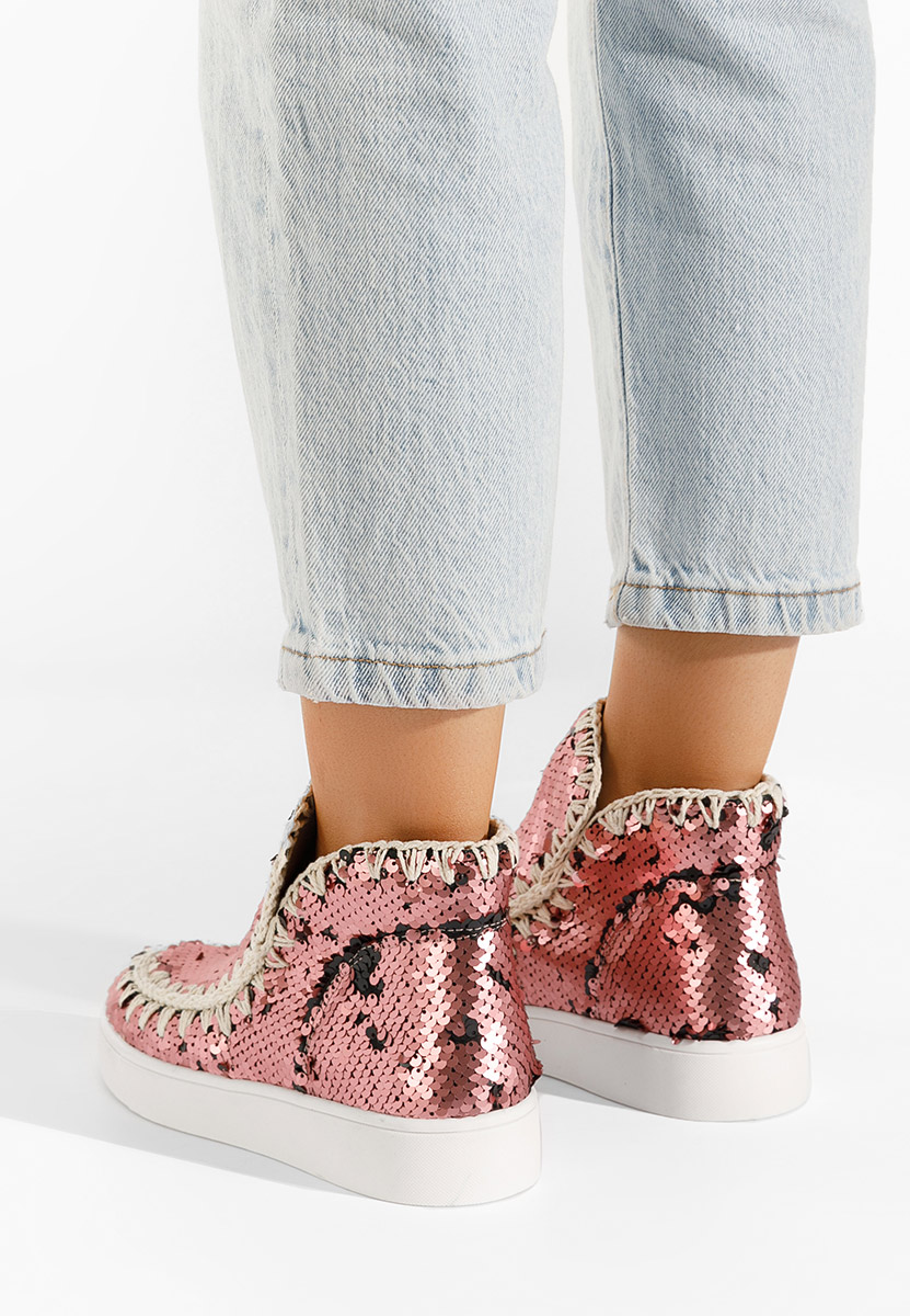 Stivaletti donna Azna rosa