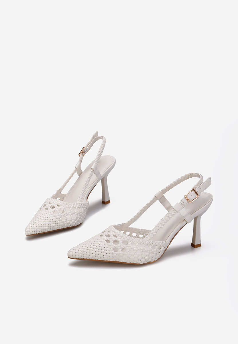 Décolleté Slingback Heliosa bianchi